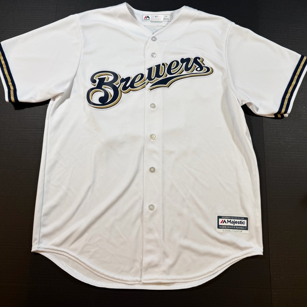 Moustakas #18 Milwaukee Brewers Jersey - MLB - large